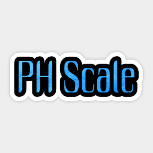 Ph scale_ Chemistry, physics, biology Sticker